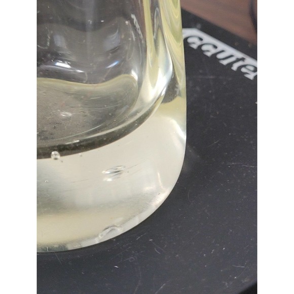 Vintage Jan Beranek Skrdlovice Czech Art Glass Clear Bud Vase MCM - Picture 7 of 7